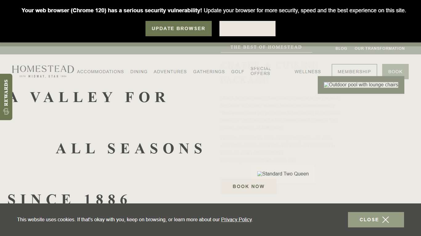 Homestead Midway Utah | Luxury Resort with Historic Crater